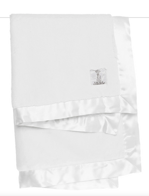 White Luxe Solid Blanket