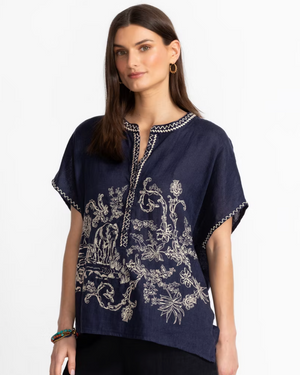 Vanona Blouse Blue Nights