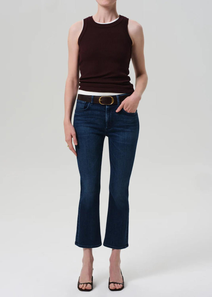 Isola Mid Rise Cropped Boot In Regency