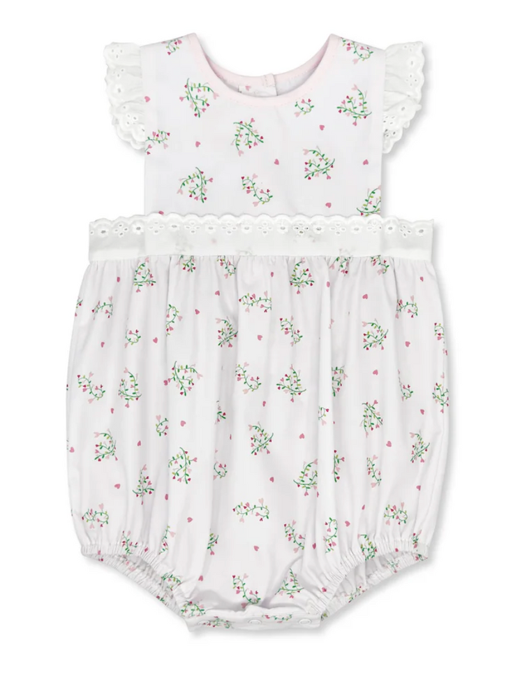 Pinafore Bubble Love You Bunches, Peony Pink