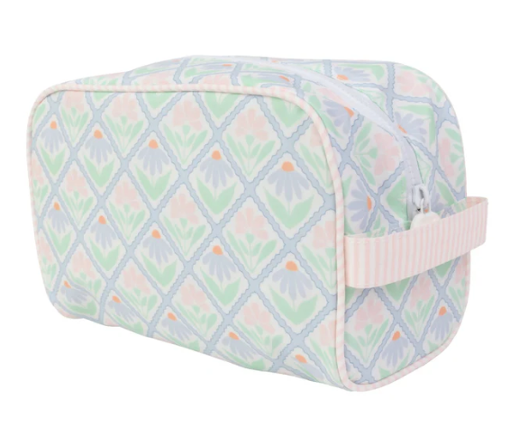 Pastel Floral Dopp Kit