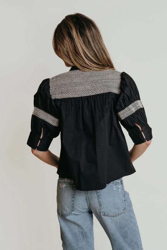 Sutton Top Black