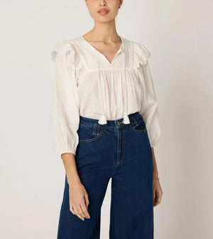 Lina Blouse Ivory