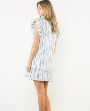 Penelope Dress Flutter Sleeve