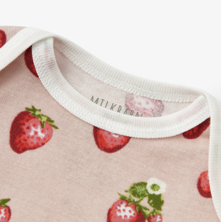 Strawberry Gown & Hat Set