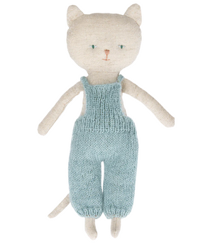 Kitten in Overalls