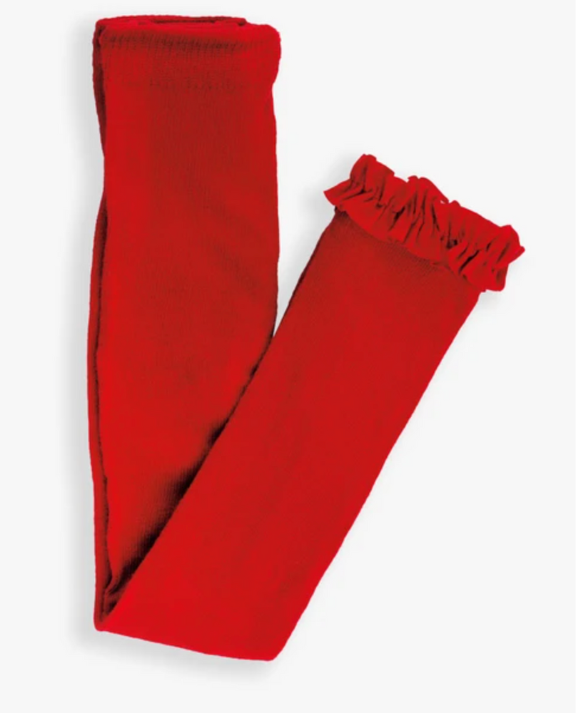 Footless Ruffle Tights