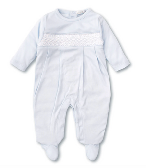 Hand Smock Footie Blue