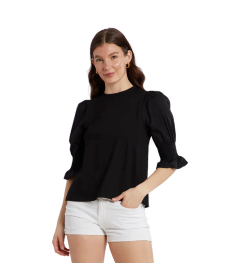 Elizabeth Top Black