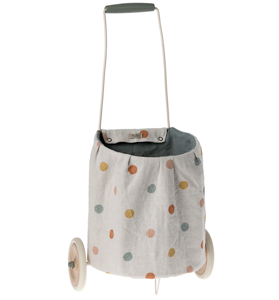 Trolley, Multi dots - Blue