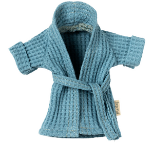 Bath Robe Dusty Blue