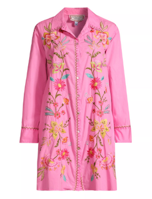 Camellia Ruched Sleeve Tunic Dress