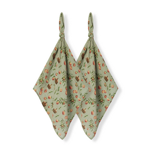 Apple Orchard Burp Cloth Set