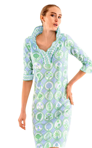 Ruffleneck Dress