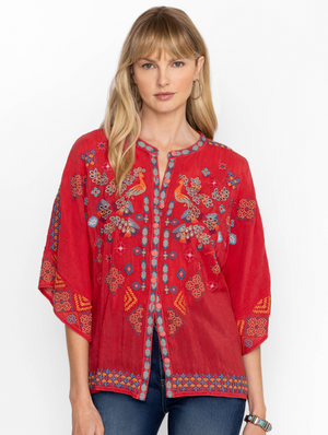 Brony Blouse Equestrian Red