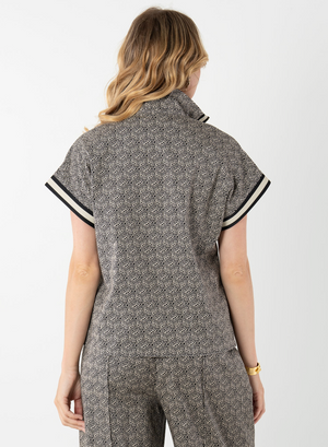Poppy Pullover Black Tonal Monogram