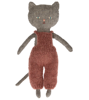 Kitten in Overalls