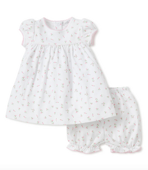 Garden Roses Dress w/Diaper Cover