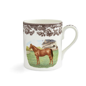 Woodland Horses Mug thoroughbred