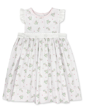 Pinafore Dress Love You Bunches, Peony Pink