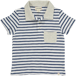 Navy/White Polo