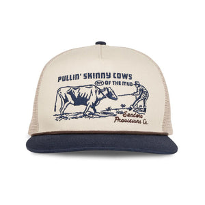 Skinny Cows Hat Cream / Navy
