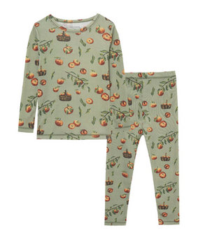 Apple Orchard LS Two Piece Pajama Set