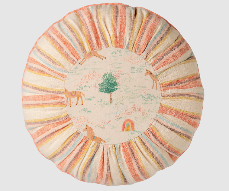 Cushion Round, Small - Unicorn
