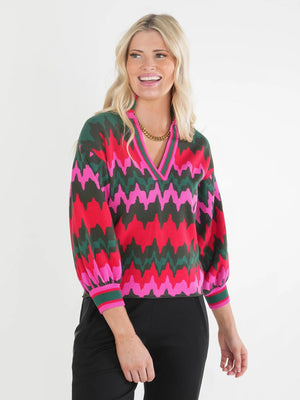 Lolli Sweater Ruby Ripple