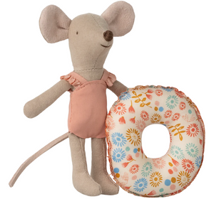 Beach mouse with float, Little Sister - Flower