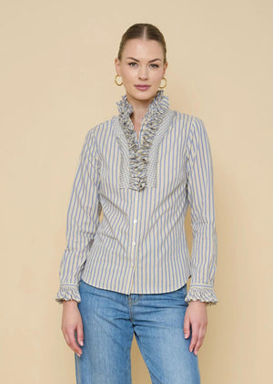 Indie Blouse - Roman Stripe