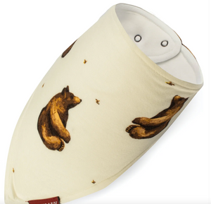 Bamboo Kerchief Bib Honey Bear