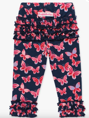 Butterfly Bliss Ruffle Leggings