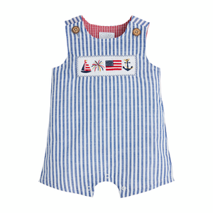 USA Stripe Smocked Jon Jon