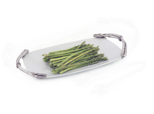 Asparagus Stoneware Platter