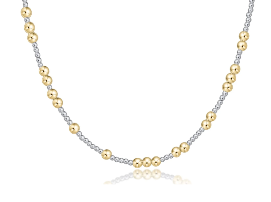 15" Choker Hope Unwritten 4mm Mixed Metal