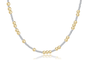 15" Choker Hope Unwritten 4mm Mixed Metal