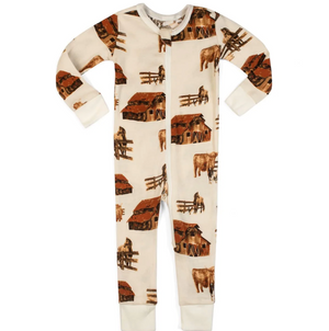 Homestead Organic Zipper Pajama