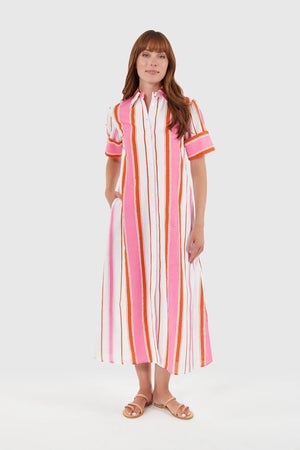 Gibbons Dress Boardwalk Stripes