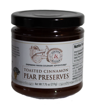 Toasted Cinnamon Pear Preserves