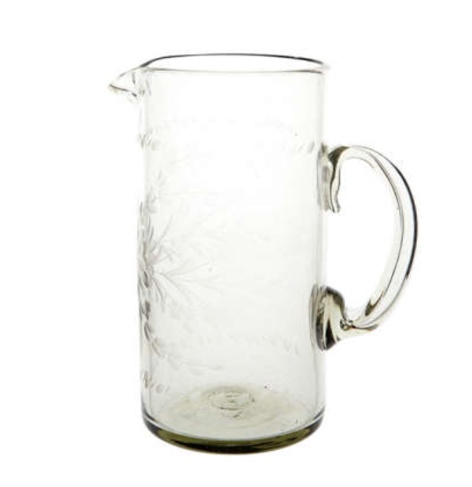 Condessa Wide Cylinder Clear Pitcher
