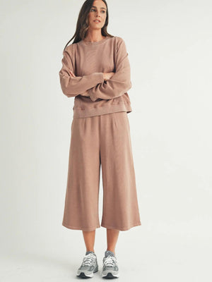 Cropped Wide Leg