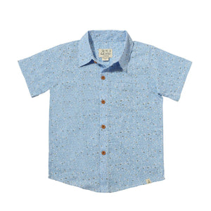 Newport Woven Shirt blue Floral