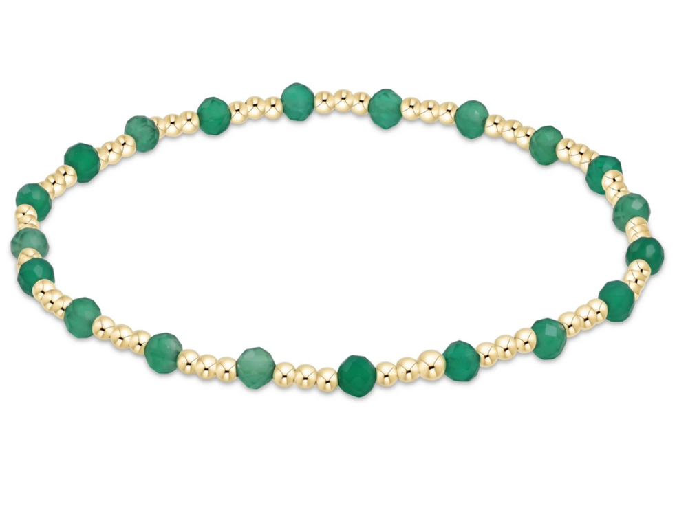 Pearl Sincerity Pattern 4mm Green Onyx