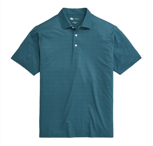 Hairline Stripe Polo - Titan