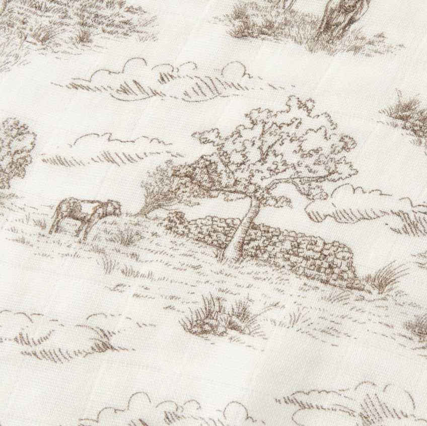 Country Toile Swaddle