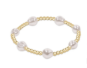 Extends Admire Gold 3mm Pearl