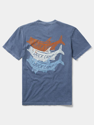 Tri-Tarpon Tee Dark Denim