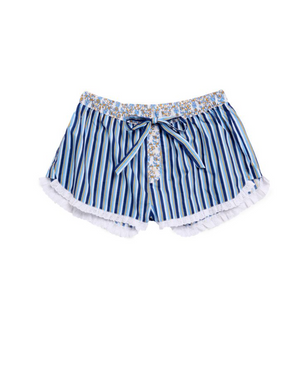 Striped Boxer Short, Blue