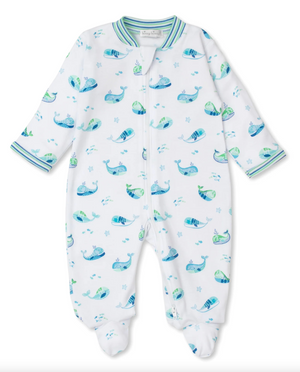 Whale Zip Footie